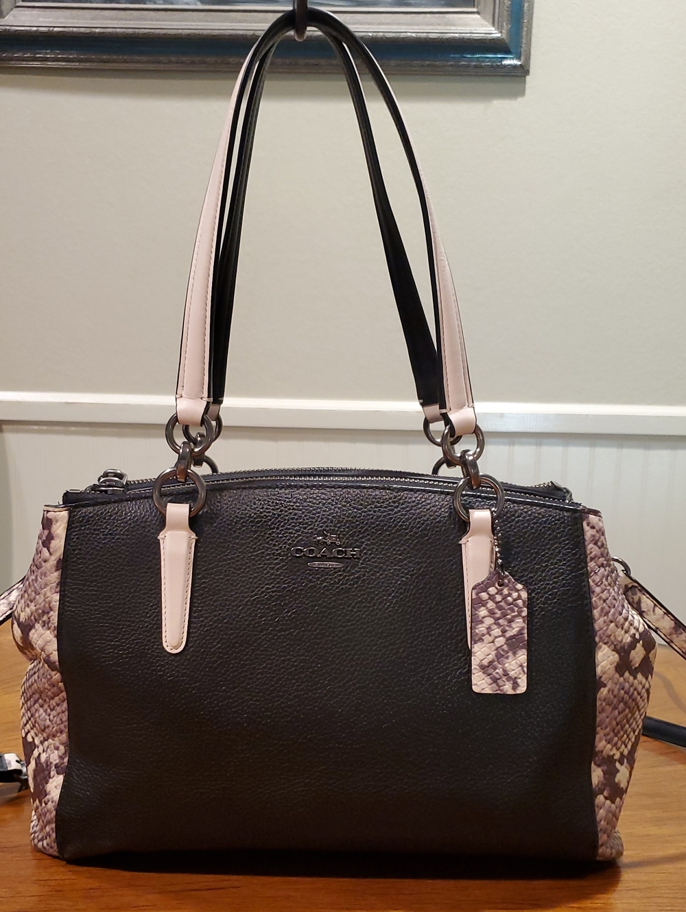Coach Exotic Colorblock Christie Carryall Bag